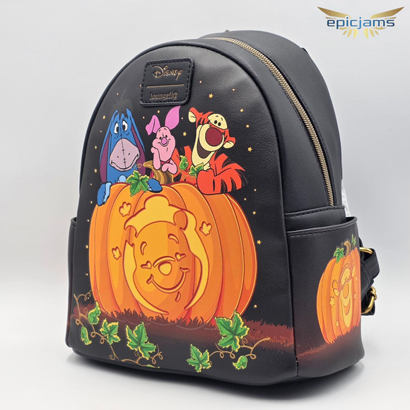 Loungefly Disney Winnie The Pooh Pumpkin Glow-In-The-Dark Mini Backpack main image 7